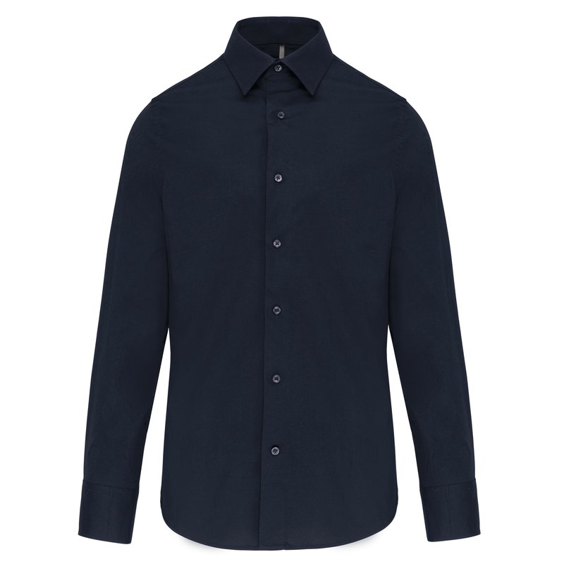 Chemise coton / élasthanne manches longues homme – Image 5