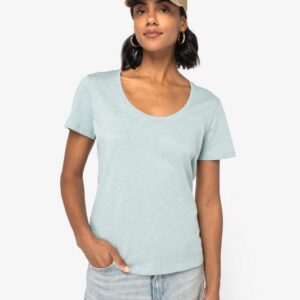 T-shirt écoresponsable slub femme