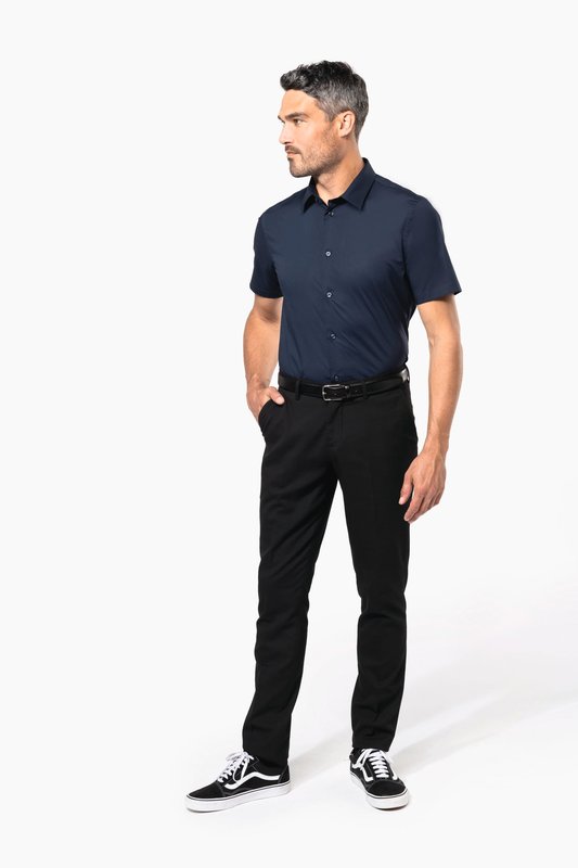 Chemise coton / élasthanne manches courtes – Image 5