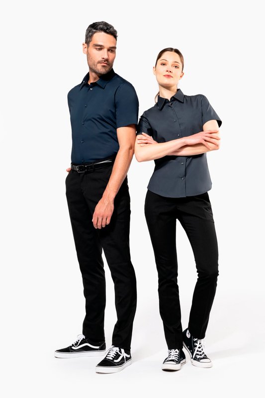 Chemise coton / élasthanne manches courtes – Image 11