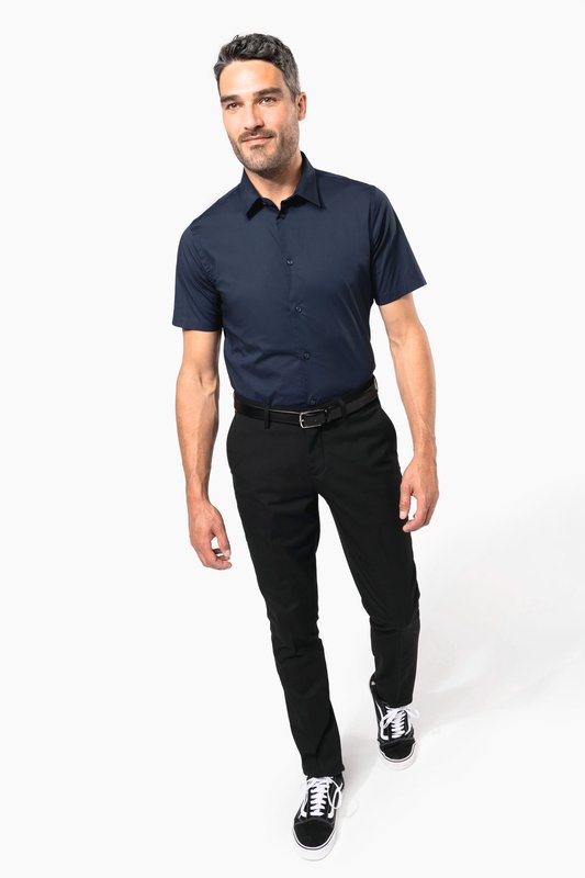 Chemise coton / élasthanne manches courtes – Image 6