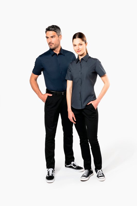 Chemise coton / élasthanne manches courtes – Image 8