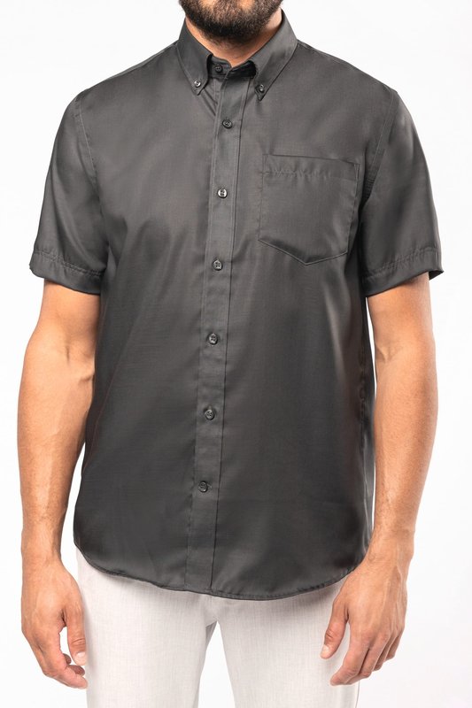 Chemise micro-sergé manches courtes sans repassage – Image 13
