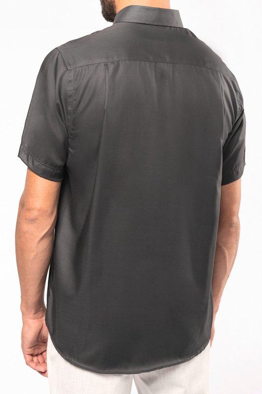 Chemise micro-sergé manches courtes sans repassage – Image 12