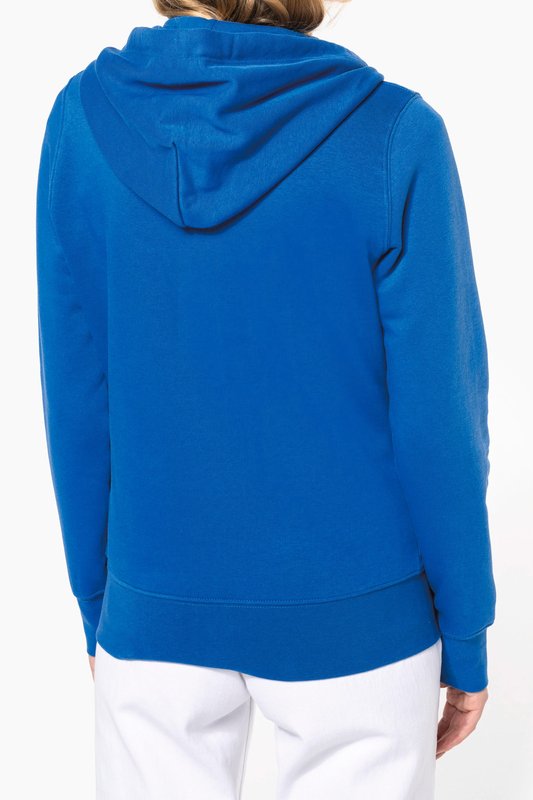 Sweat-shirt écoresponsable zippé à capuche femme – Image 36