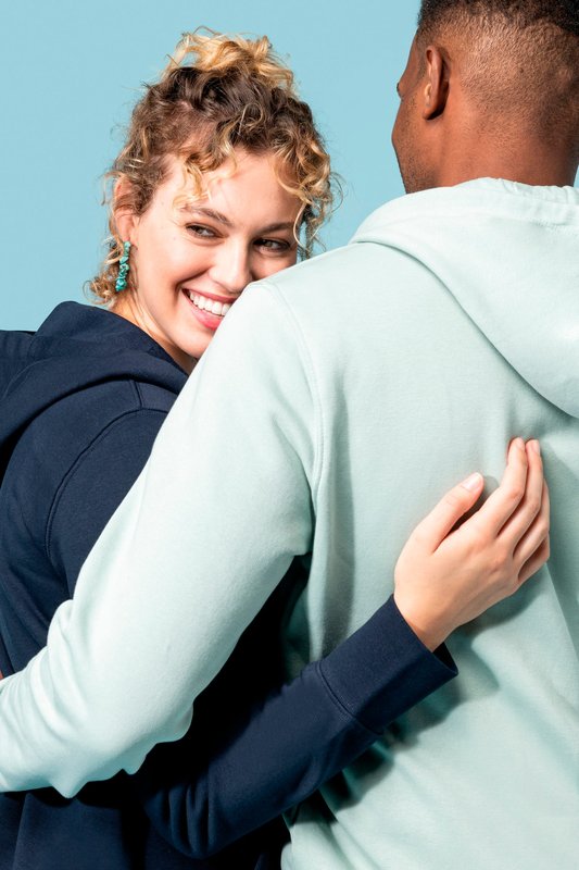 Sweat-shirt écoresponsable zippé à capuche femme – Image 25