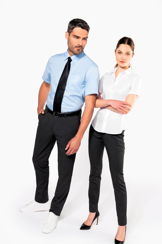 Chemise manches courtes sans repassage femme – Image 11