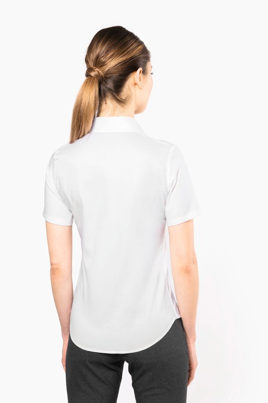 Chemise manches courtes sans repassage femme – Image 3