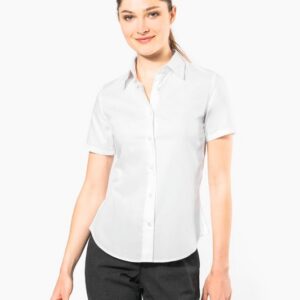Chemise manches courtes sans repassage femme