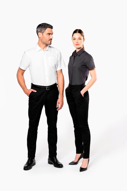 Chemise popeline manches courtes femme – Image 8