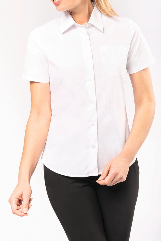Chemise popeline manches courtes femme – Image 11