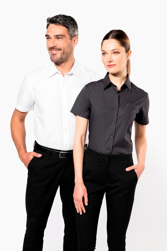 Chemise popeline manches courtes femme – Image 15