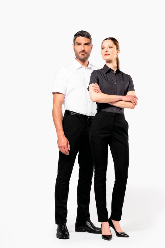 Chemise popeline manches courtes femme – Image 13