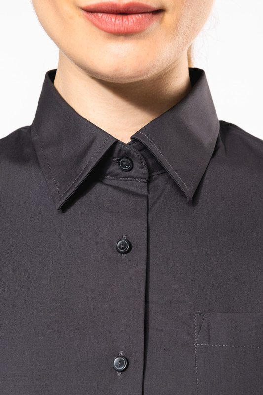 Chemise popeline manches courtes femme – Image 9