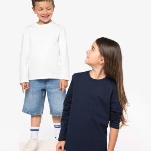 T-shirt écoresponsable manches longues enfant
