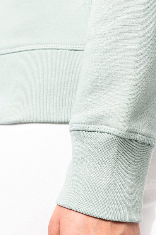 Sweat-shirt Bio col rond manches raglan femme – Image 12