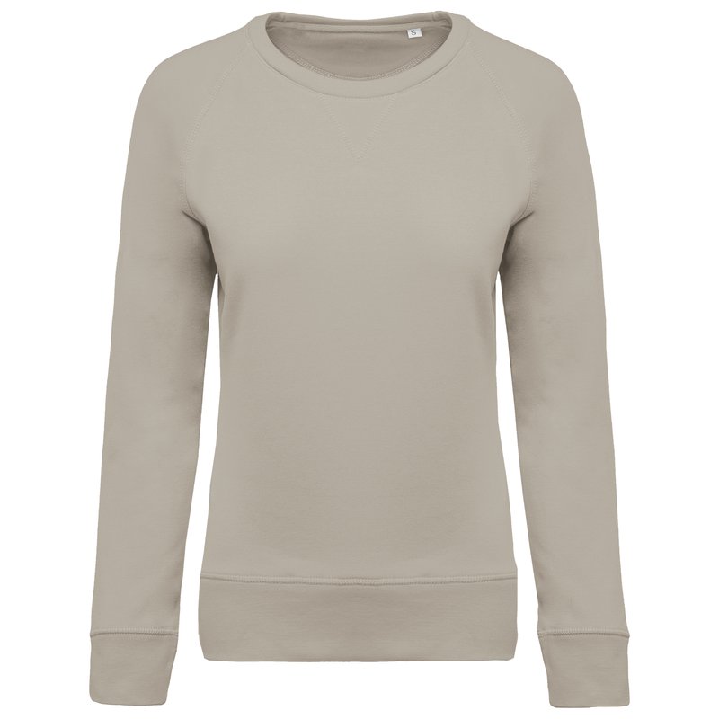 Sweat-shirt Bio col rond manches raglan femme – Image 19