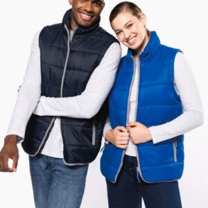 Bodywarmer matelassé unisexe