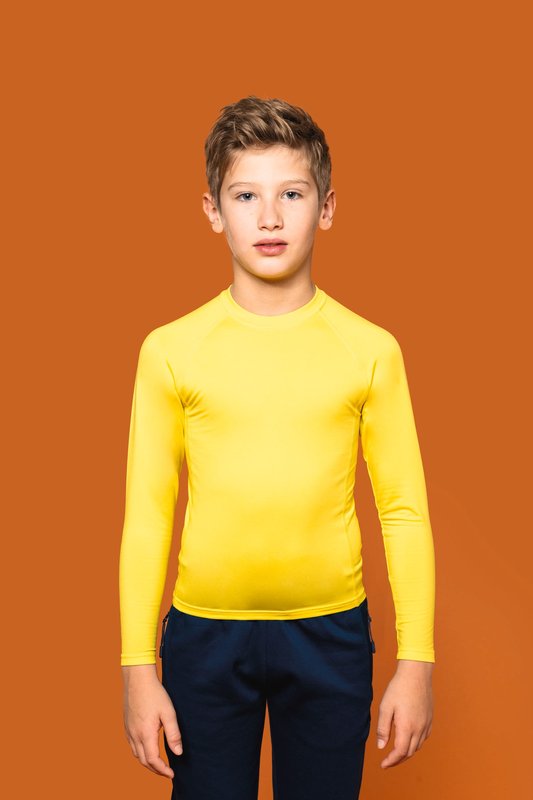 T-shirt double peau sport manches longues enfant