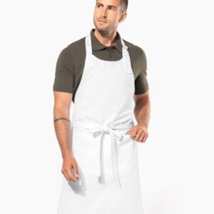 Tablier coton lavage haute température