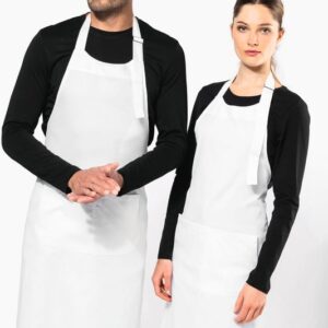 Tablier polycoton lavage haute température