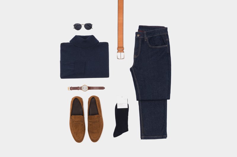 Chaussettes coton rib 4x2 fil d'Écosse homme – Image 3