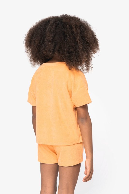 T-shirt écoresponsable en éponge fille – Image 4