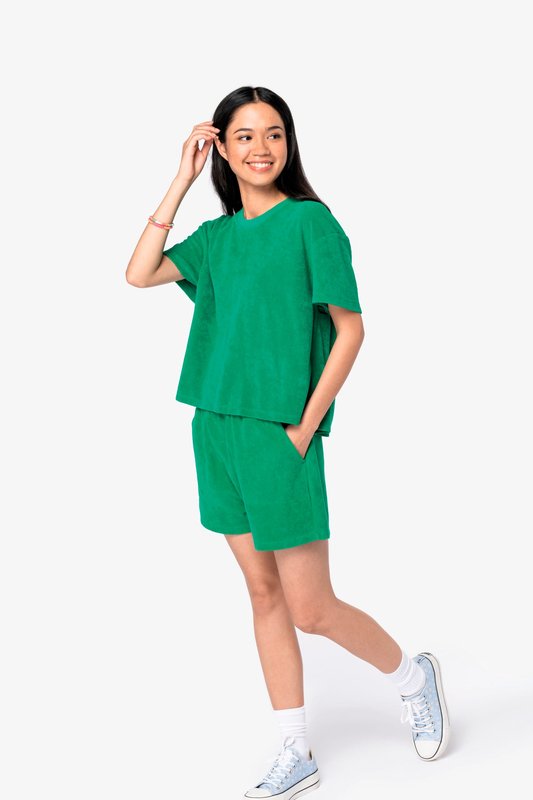 T-shirt écoresponsable en éponge femme – Image 3