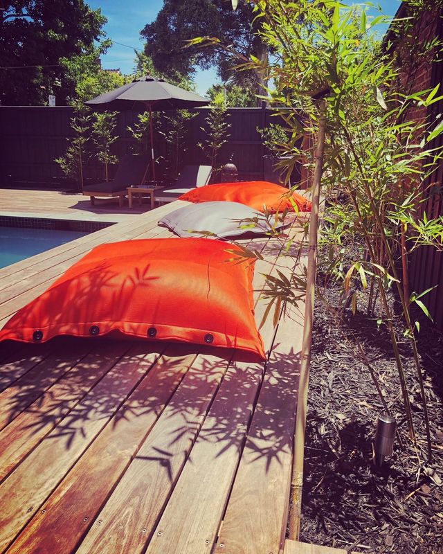 Pouf déhoussable - Grand modèle