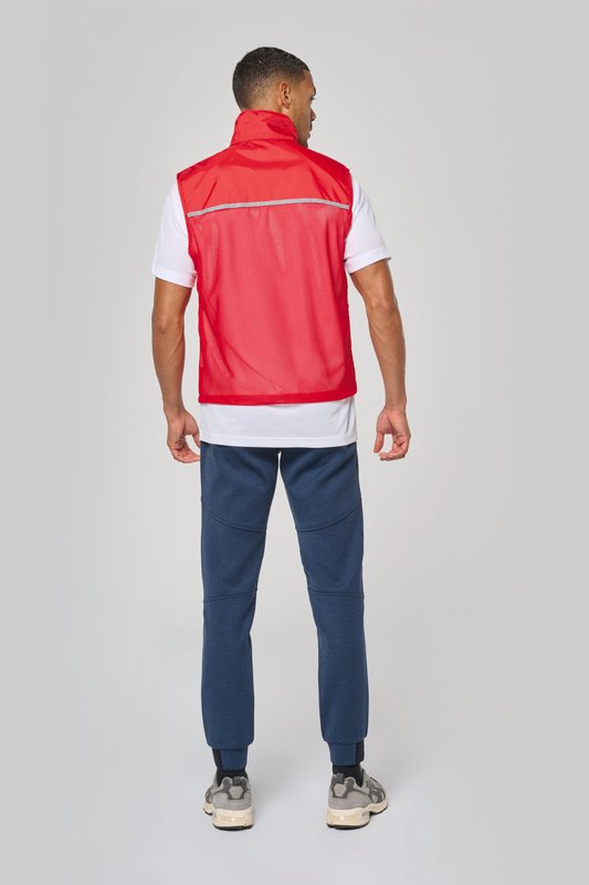 Runner - gilet d'entraînement dos filet unisexe – Image 3