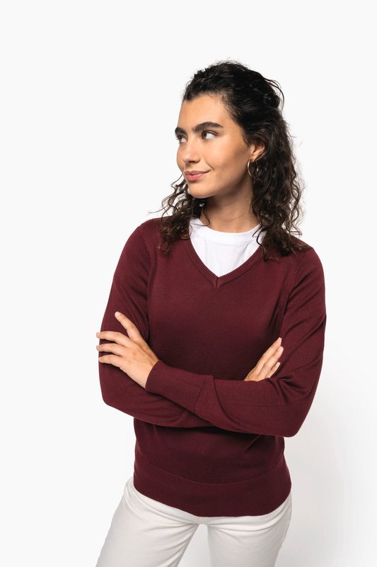 Pull col V femme – Image 20