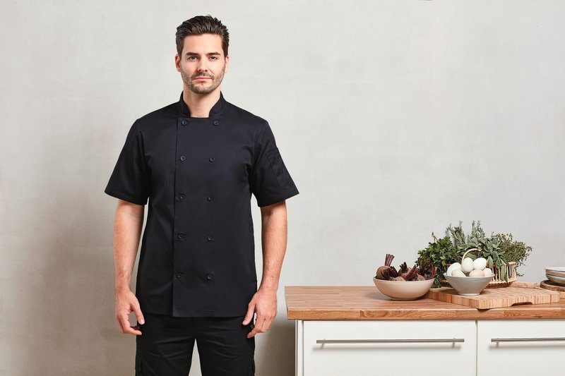 Veste de cuisine manches courtes – Image 4