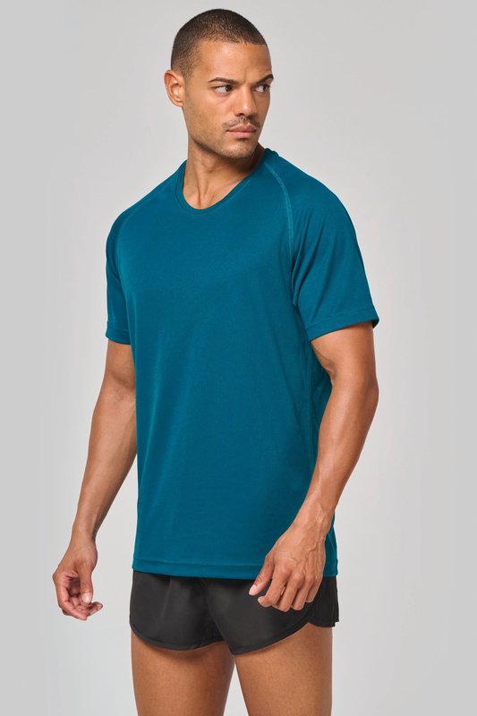 T-shirt de sport à col rond recyclé homme – Image 4