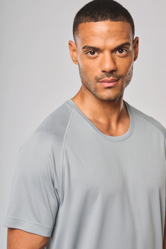 T-shirt de sport à col rond recyclé homme – Image 23