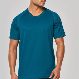 T-shirt de sport à col rond recyclé homme