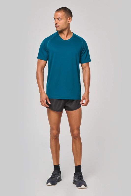 T-shirt de sport à col rond recyclé homme – Image 6