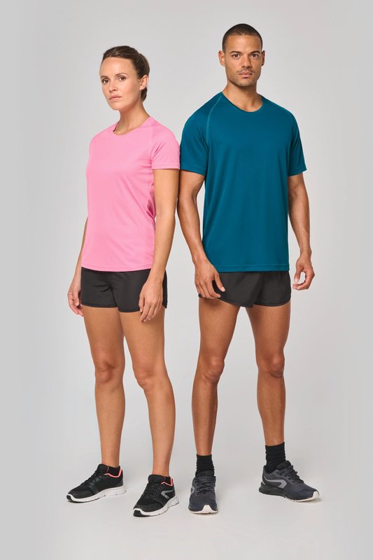 T-shirt de sport à col rond recyclé homme – Image 14