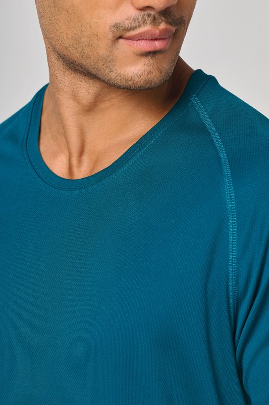 T-shirt de sport à col rond recyclé homme – Image 19