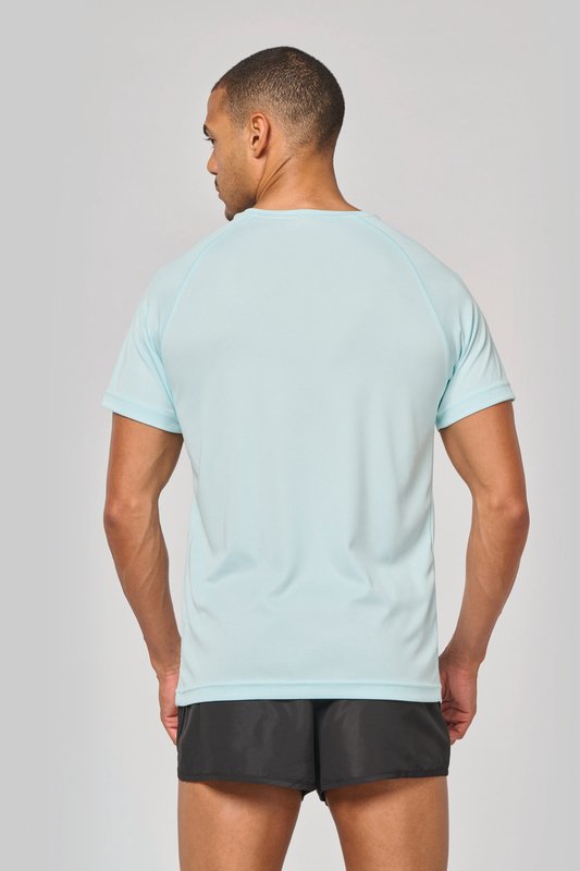 T-shirt de sport à col rond recyclé homme – Image 9