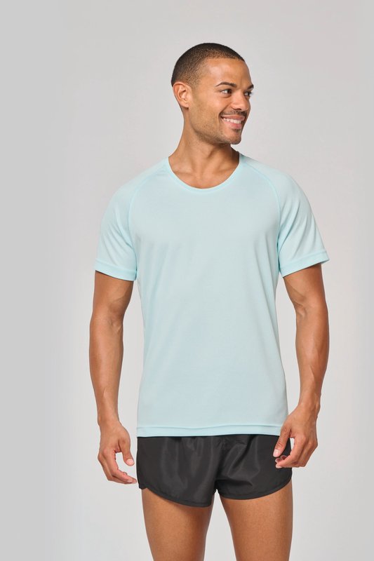 T-shirt de sport à col rond recyclé homme – Image 10