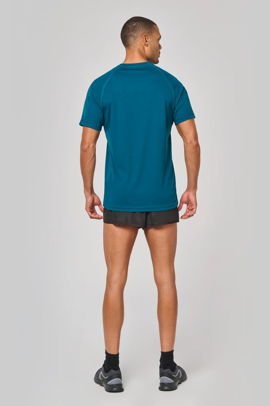 T-shirt de sport à col rond recyclé homme – Image 7