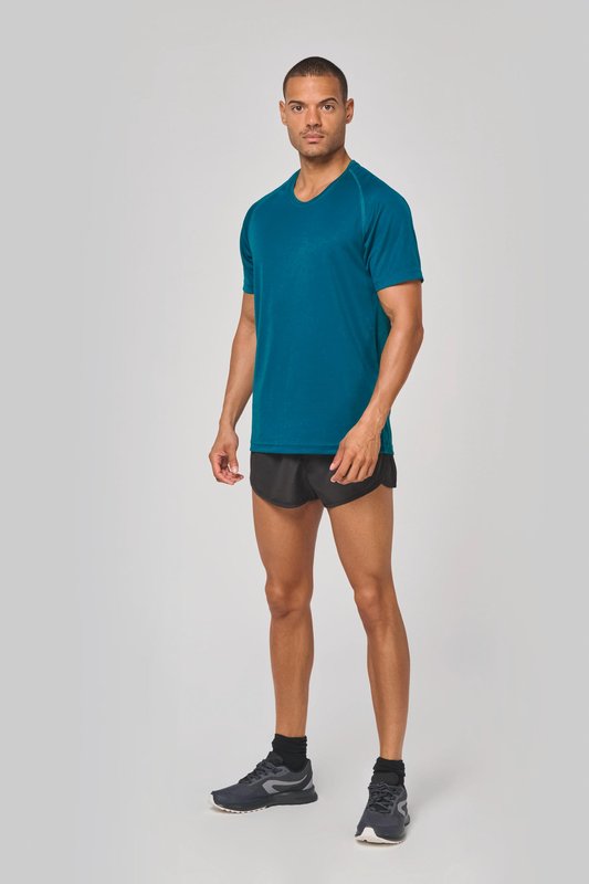 T-shirt de sport à col rond recyclé homme – Image 5