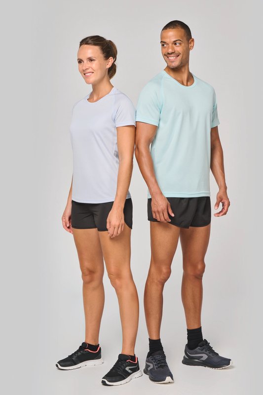 T-shirt de sport à col rond recyclé homme – Image 38