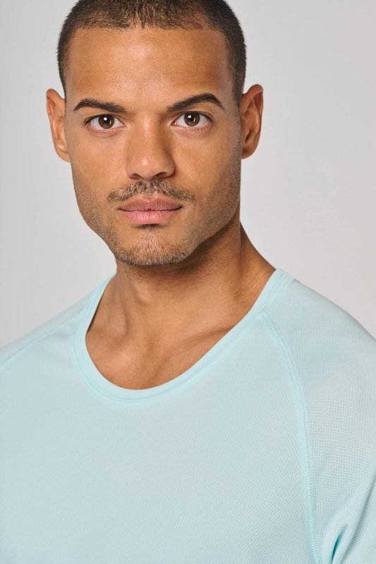 T-shirt de sport à col rond recyclé homme – Image 16