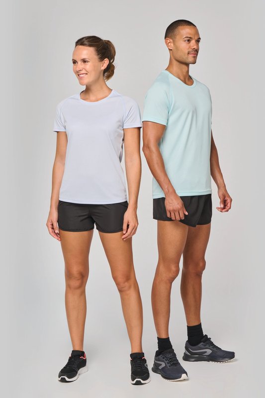 T-shirt de sport à col rond recyclé homme – Image 37