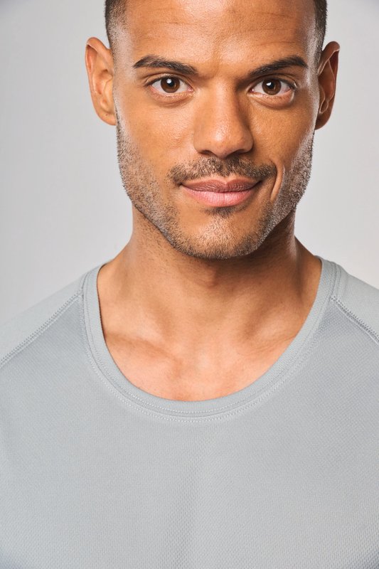 T-shirt de sport à col rond recyclé homme – Image 24