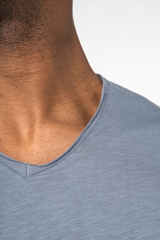 T-shirt écoresponsable slub bords francs homme – Image 6