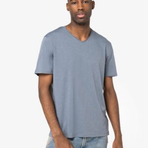 T-shirt écoresponsable slub bords francs homme