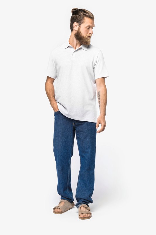 Polo écoresponsable recyclé homme – Image 3