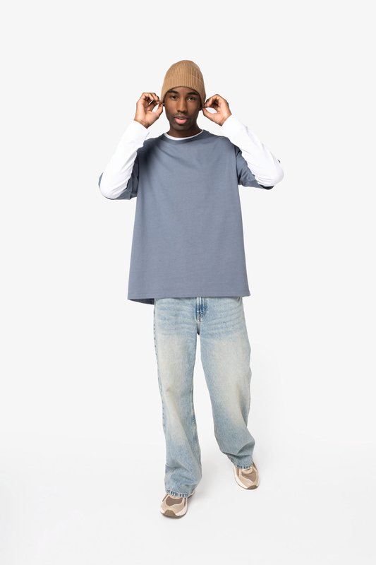 T-shirt écoresponsable oversize homme – Image 3